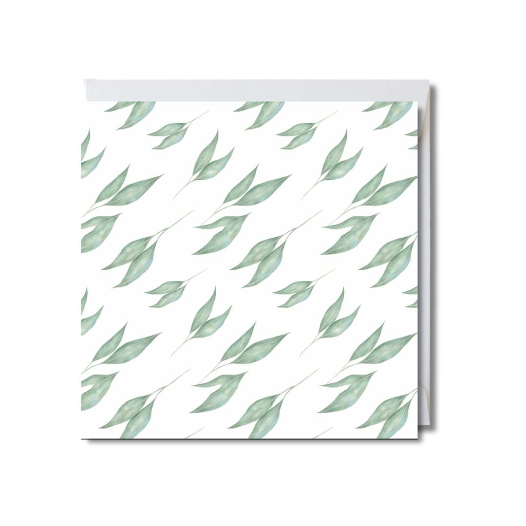 Eucalyptus Pattern Greeting Card