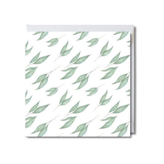 Eucalyptus Pattern Greeting Card