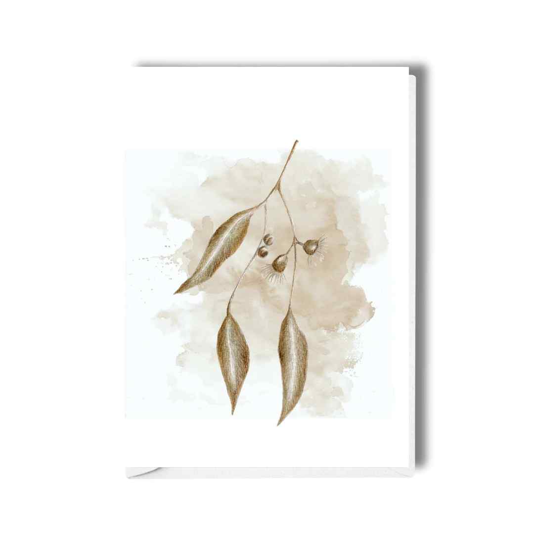 Eucalyptus Study I – Art Greeting Card