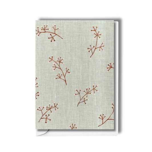 Botanical Sprig Pattern Greeting Card