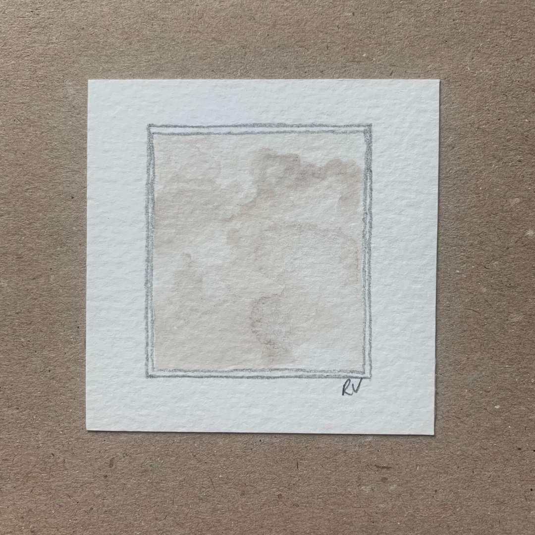 Miniature Cloudscape Art Cards with Wax Seal, Handmade Sky Postcards, Atmospheric Mini Art Prints, Gift for Art Lovers & Collectors