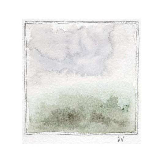 Original Miniature Watercolour – ‘After Rain’