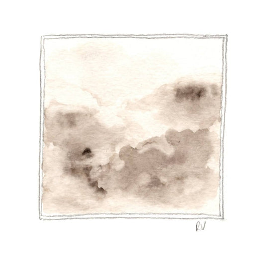 Original Miniature Watercolour – ‘Warmed by the Sky’